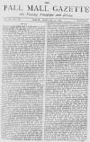 Pall Mall Gazette Friday 16 February 1872 Page 1