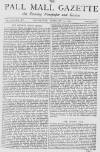 Pall Mall Gazette Wednesday 21 February 1872 Page 1