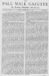 Pall Mall Gazette Friday 23 February 1872 Page 1