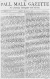 Pall Mall Gazette Friday 01 March 1872 Page 1
