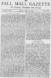 Pall Mall Gazette Friday 19 April 1872 Page 1