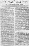 Pall Mall Gazette Tuesday 23 April 1872 Page 1