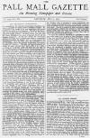 Pall Mall Gazette Saturday 04 May 1872 Page 1