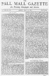 Pall Mall Gazette Friday 10 May 1872 Page 1