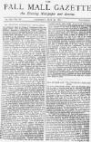 Pall Mall Gazette Thursday 23 May 1872 Page 1