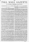 Pall Mall Gazette Friday 31 May 1872 Page 1