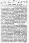 Pall Mall Gazette Saturday 01 June 1872 Page 1
