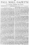 Pall Mall Gazette Wednesday 03 July 1872 Page 1