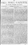Pall Mall Gazette Saturday 13 July 1872 Page 1