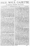 Pall Mall Gazette Thursday 01 August 1872 Page 1