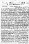 Pall Mall Gazette Tuesday 03 December 1872 Page 1