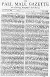 Pall Mall Gazette Thursday 12 December 1872 Page 1