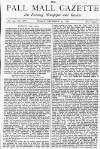 Pall Mall Gazette Friday 13 December 1872 Page 1