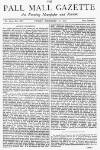 Pall Mall Gazette Friday 27 December 1872 Page 1