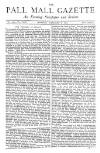 Pall Mall Gazette Monday 06 January 1873 Page 1