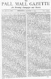 Pall Mall Gazette Wednesday 08 January 1873 Page 1