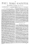 Pall Mall Gazette Thursday 09 January 1873 Page 1