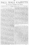 Pall Mall Gazette Monday 03 March 1873 Page 1