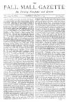 Pall Mall Gazette Thursday 06 March 1873 Page 1