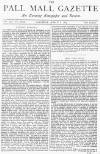 Pall Mall Gazette Saturday 08 March 1873 Page 1