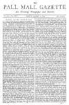 Pall Mall Gazette Friday 14 March 1873 Page 1