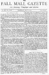 Pall Mall Gazette Thursday 08 May 1873 Page 1
