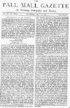 Pall Mall Gazette Saturday 24 May 1873 Page 1