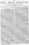 Pall Mall Gazette Tuesday 08 July 1873 Page 1