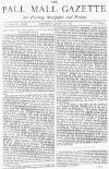 Pall Mall Gazette Saturday 12 July 1873 Page 1
