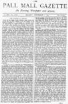 Pall Mall Gazette Monday 01 September 1873 Page 1