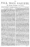 Pall Mall Gazette Monday 17 November 1873 Page 1