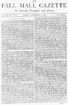 Pall Mall Gazette Monday 08 December 1873 Page 1