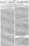 Pall Mall Gazette Thursday 01 January 1874 Page 1