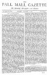 Pall Mall Gazette Monday 12 January 1874 Page 1