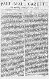 Pall Mall Gazette Thursday 02 April 1874 Page 1