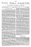 Pall Mall Gazette Friday 10 April 1874 Page 1