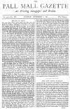 Pall Mall Gazette Tuesday 01 September 1874 Page 1