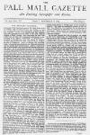 Pall Mall Gazette Friday 06 November 1874 Page 1