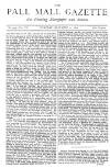 Pall Mall Gazette Thursday 12 November 1874 Page 1