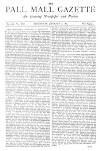 Pall Mall Gazette Wednesday 06 January 1875 Page 1