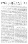 Pall Mall Gazette Saturday 06 March 1875 Page 1