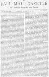 Pall Mall Gazette Thursday 23 September 1875 Page 1