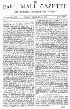 Pall Mall Gazette Tuesday 22 February 1876 Page 1