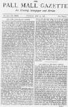 Pall Mall Gazette Tuesday 23 May 1876 Page 1