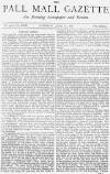 Pall Mall Gazette Saturday 10 June 1876 Page 1