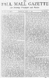 Pall Mall Gazette Thursday 06 July 1876 Page 1