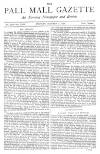 Pall Mall Gazette Monday 02 October 1876 Page 1