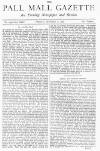 Pall Mall Gazette Friday 06 October 1876 Page 1