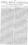 Pall Mall Gazette Monday 09 October 1876 Page 1