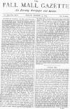 Pall Mall Gazette Friday 13 October 1876 Page 1